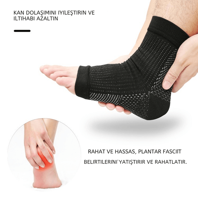 7 Bölgeli Destek Çorabı - Luvinya™