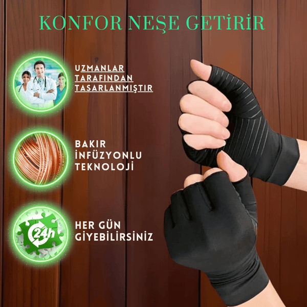 Luvinya™ El & Bilek Kompresyon Eldiveni – Günlük Destek ve Konfor - Luvinya™