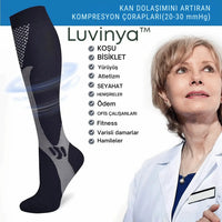 Luvinya Premium Destekleyici Spor ve Konfor Çorabı - Luvinya™