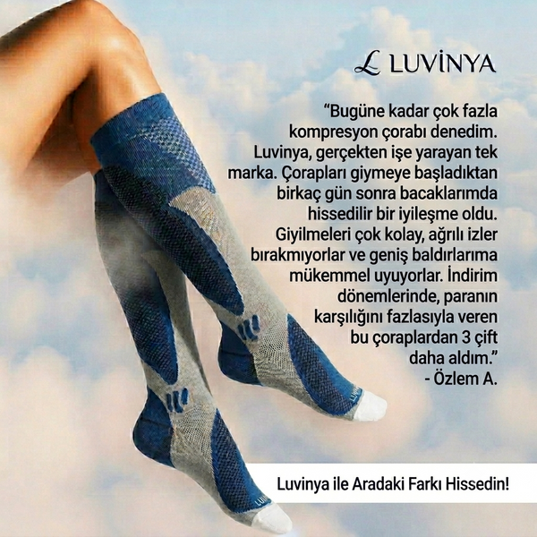 Günlük Kullanım İçin Destekleyici Kompresyon Çorabı