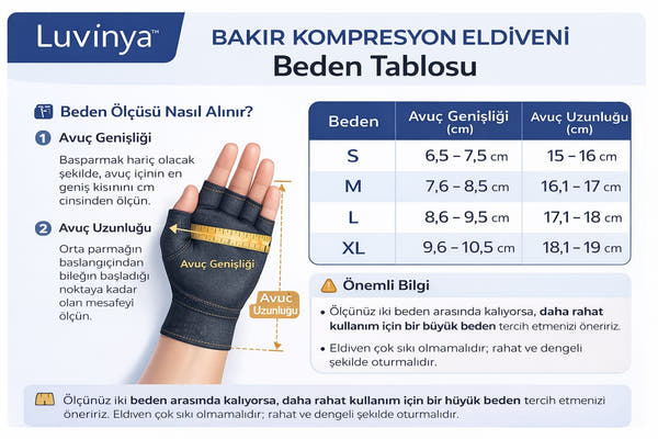 Luvinya™ El & Bilek Destek Eldiveni
